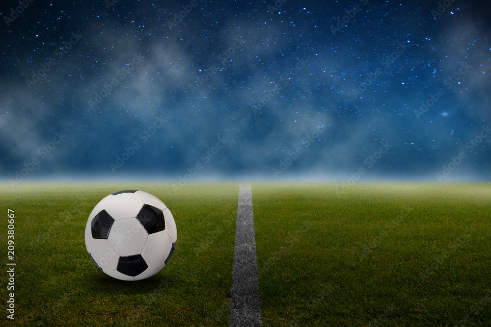 Fototapeta premium Fußball in Stadion