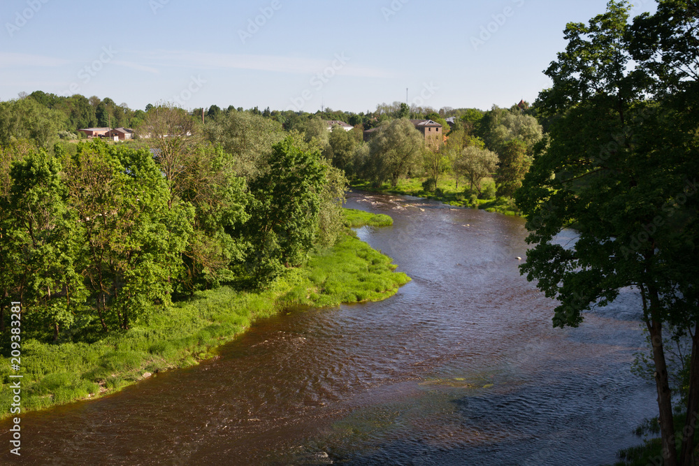 View to the river.