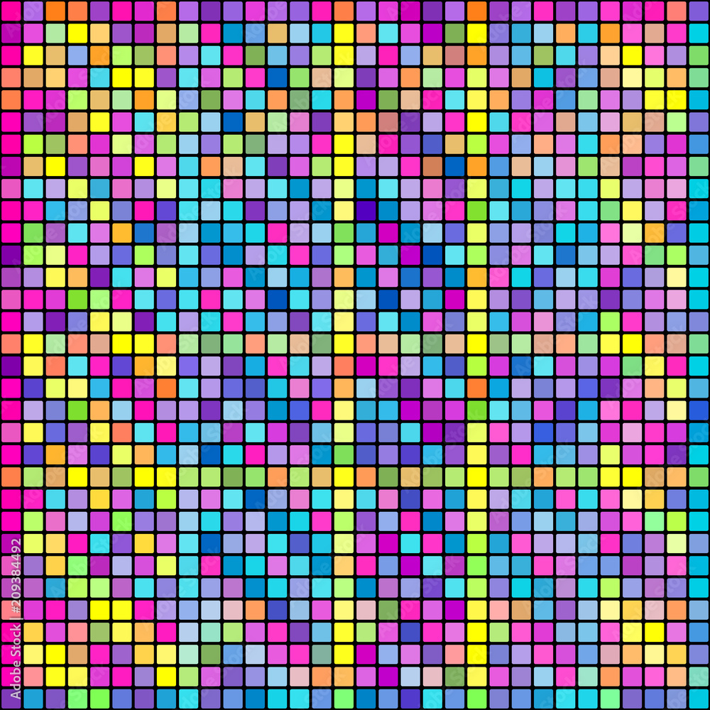 Fototapeta premium abstract geometric colored seamless pattern vector illustration for your design