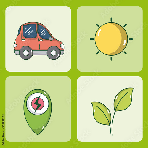 Electric car and green energy