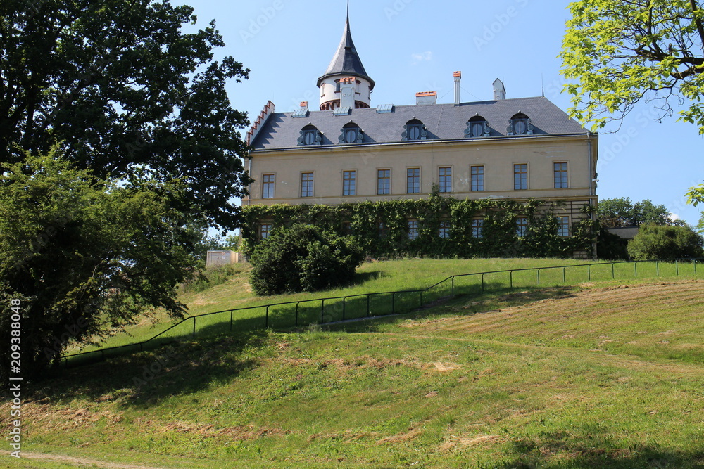 View to Raduň castle, Czech republic