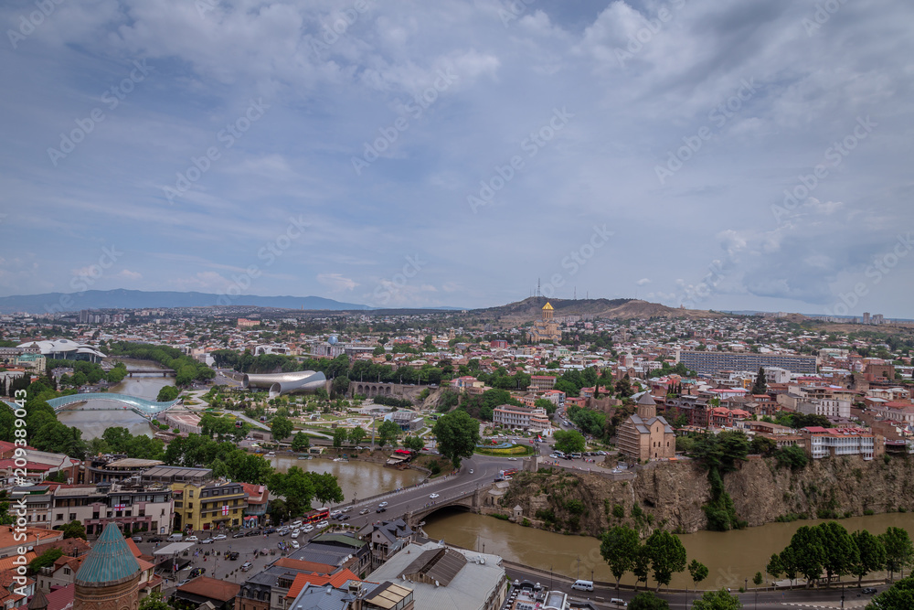 View of Tbilisi, the capital of Georgia