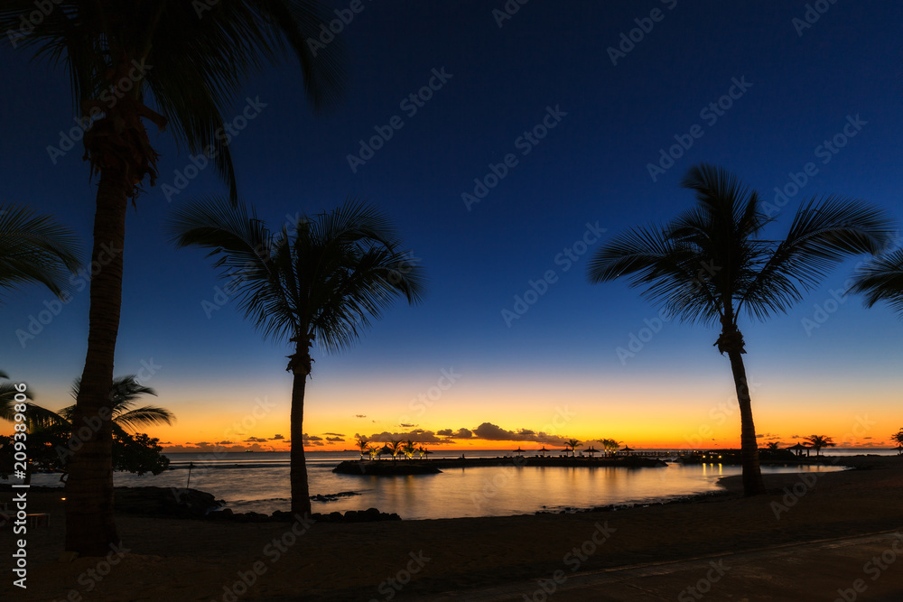 Sonnenuntergang auf Mauritius 2