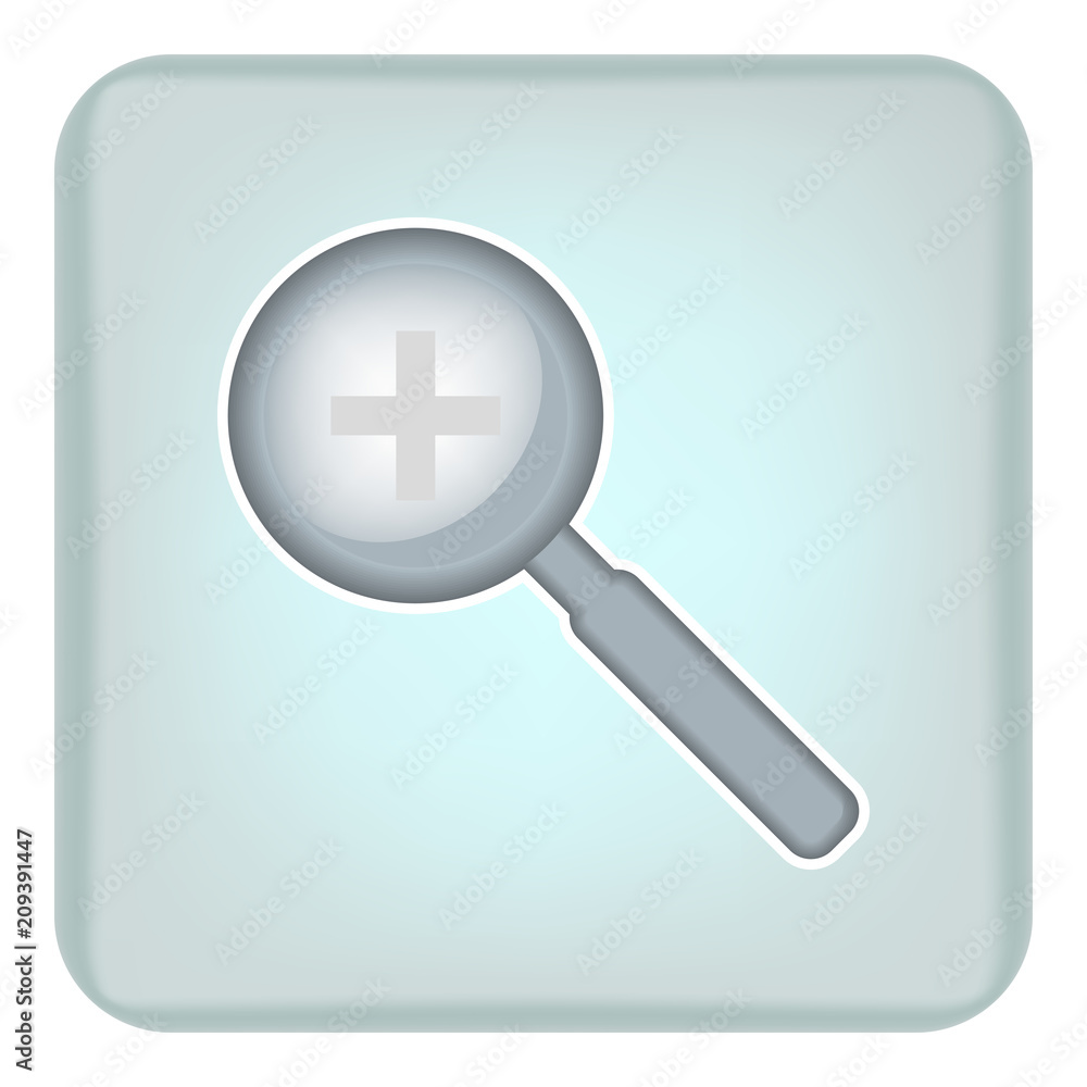 Vector image of the search button. Icon of magnifying glass Vector image of the search button. Icon of magnifying glass
