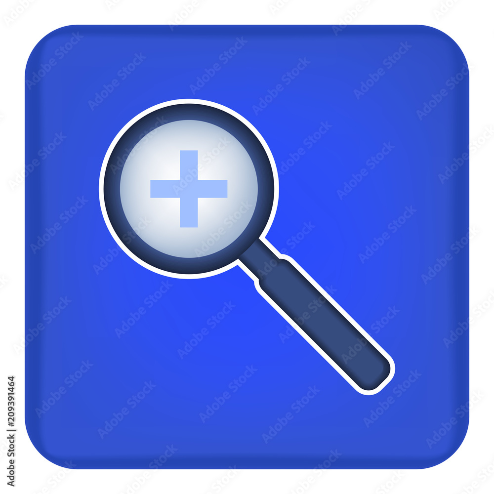 Vector image of the search button. Icon of magnifying glass Vector image of the search button. Icon of magnifying glass