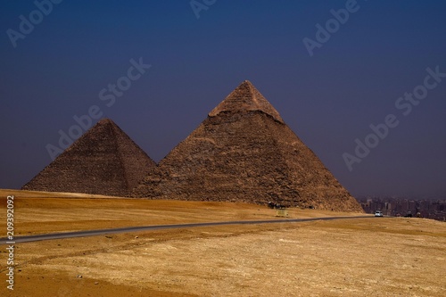 Two pyramids of four.