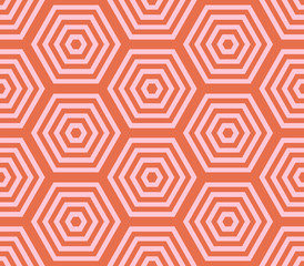Crédence de cuisine Hexagone patrons Mosaïque hexagones abstraits vectoriels  © _aine_