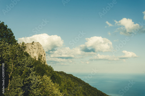 Crimea rocks and sea