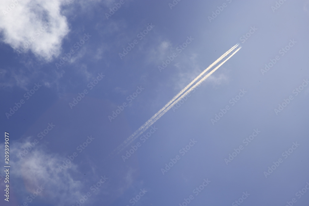 airplane in the sky airplane in the sky