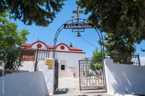 Kalopetra Monastery, Island of Rhodes, Rodos, Greece. photo