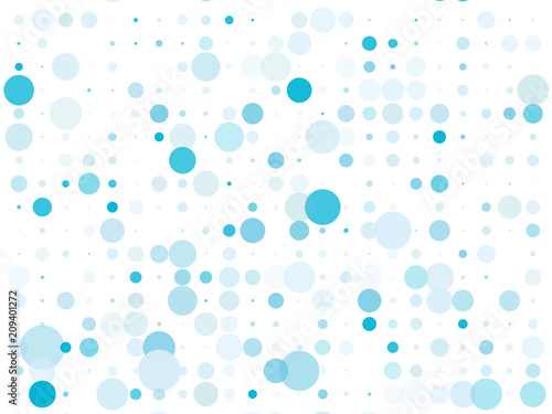 Dotted background with circles  dots  point different size  scale. Bokeh pattern.