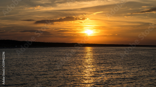 Sonnenuntergang an der Ostsee