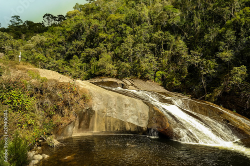 Waterfall, river and forest - Cachoeira, rio e floresta (Cachoeira do Escorrega) photo