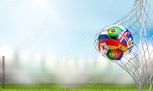 flag of Russia design socce...