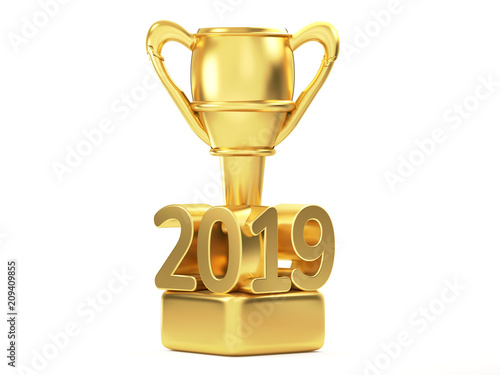 golden year 2019 trophy iso...