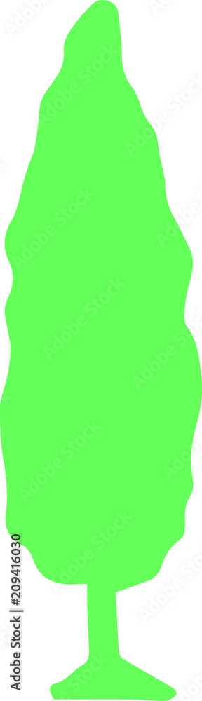 Green Tree silhouette Green Tree silhouette