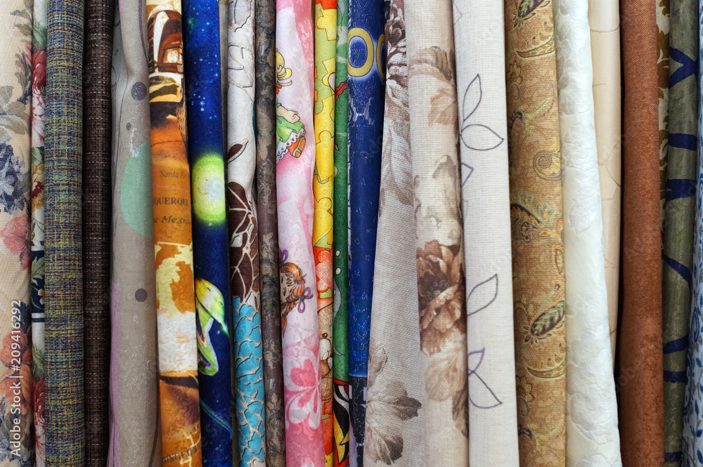 samples of  fabric
