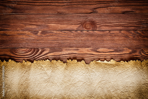 Old blank parchment treasur...