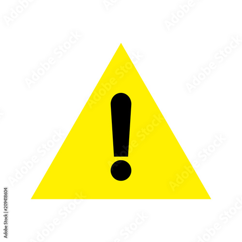 Attention sign icon. Warning symbol. Exclamation mark icon. alert sign with exclamation mark symbol.