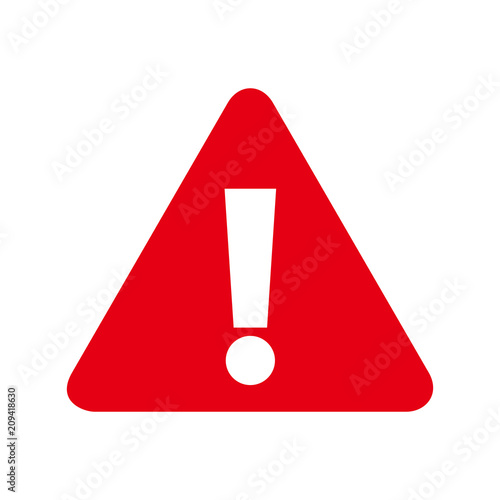 Attention sign icon. Warning symbol. Exclamation mark icon. alert sign with exclamation mark symbol.