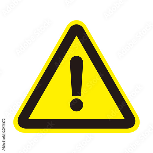 Attention sign icon. Warning symbol. Exclamation mark icon. alert sign with exclamation mark symbol.