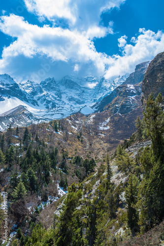 Beautiful mountain landscape in the Himalayas, Nepal.