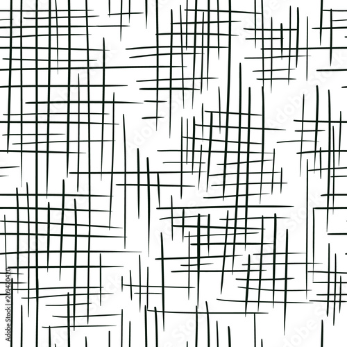 Vector abstract hatch seamless pattern