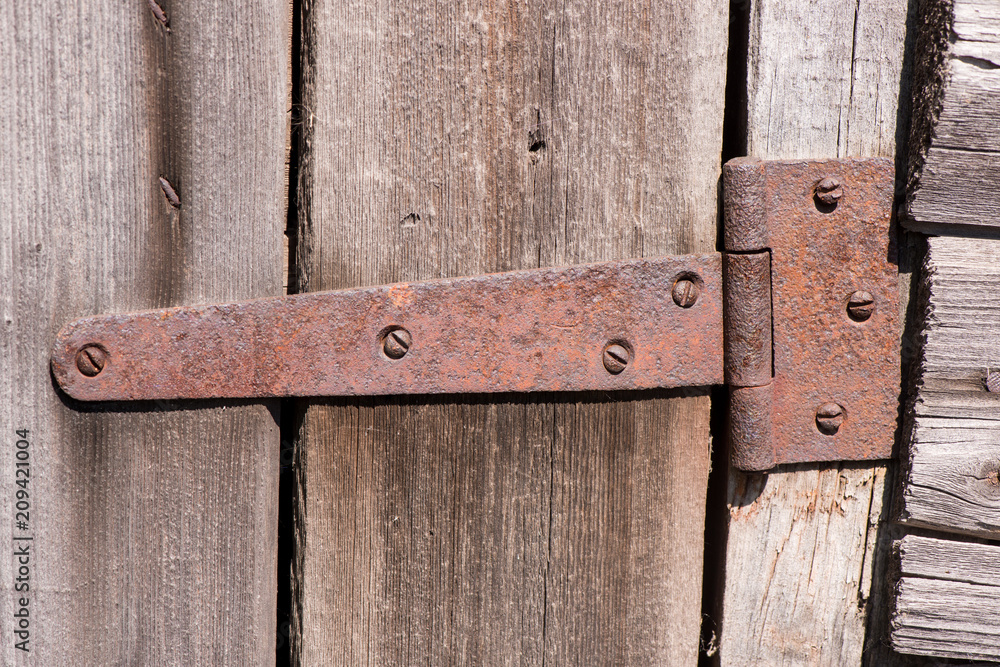 Foto Hinges on the door