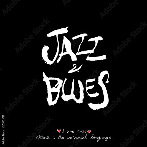 음악회 포스터 / 손으로 그린 음악 일러스트