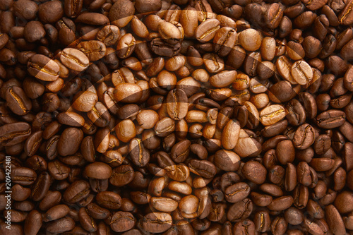 Brown coffee background flat with wi-fi symbol.