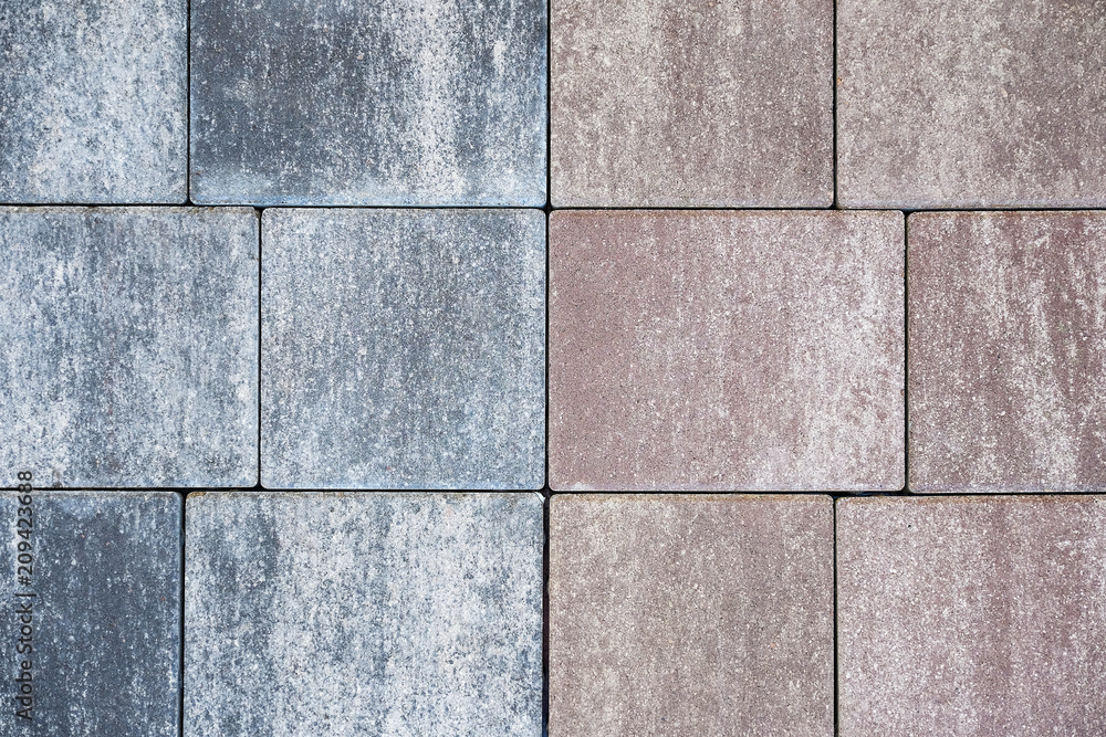 Fototapeta premium Brick wall with variegated brown bricks. Used as a background. Stone wall texture. Decorative tile. Textured background. Marble. Stone background. Stone Bricks Wall. Stone Tiles Background Four. 