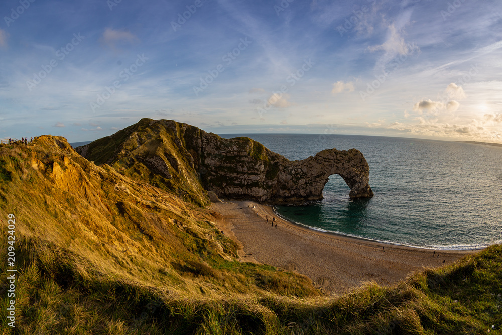 Durdle Door look like the Jurassic Coast is in Dorset in the south of England,