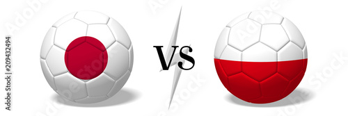 Soccer championship - Japan vs Poland