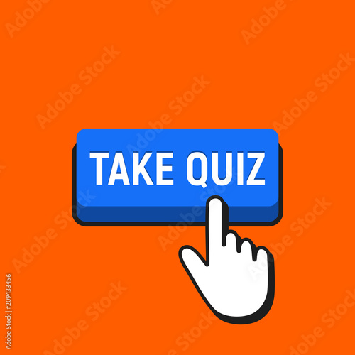 Hand Mouse Cursor Clicks the Take Quiz.