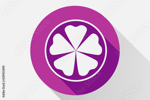 Icono rosa de una flor.