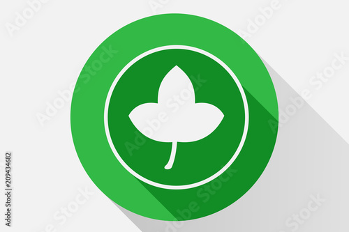 Icono verde de hojas.