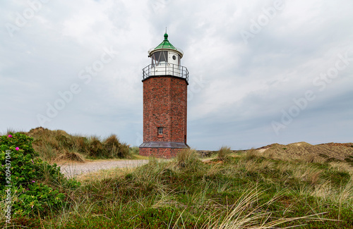 Close-Up to Lighthouse of Kampen at Sylt / Germany
