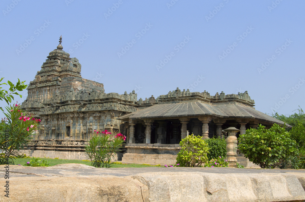 The Jain Temple, also known as Brahma Jinalaya, Lakkundi, Karnataka, India