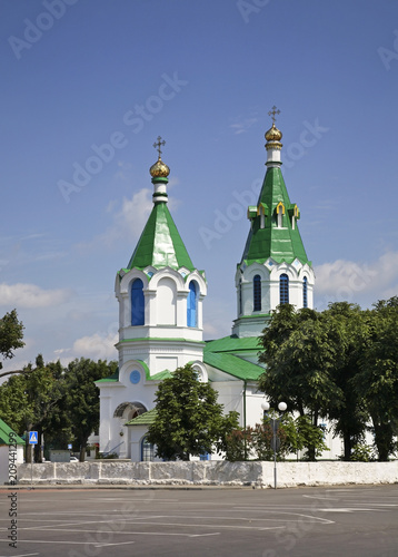 Church of intercession of Holy Virgin in Maladzyechna. Belarus photo