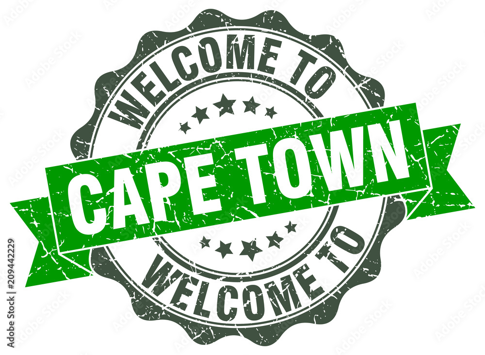 Cape Town round ribbon seal Cape Town round ribbon seal
