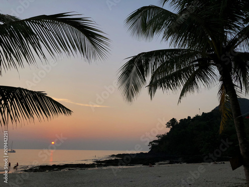 Sunset at Farang Beach © TravelTelly