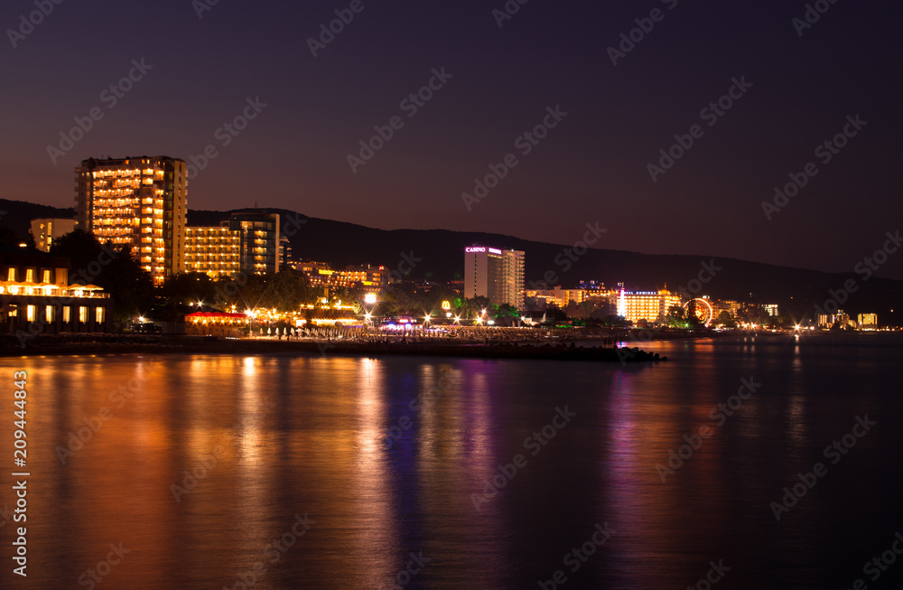 Golden Sands at Night