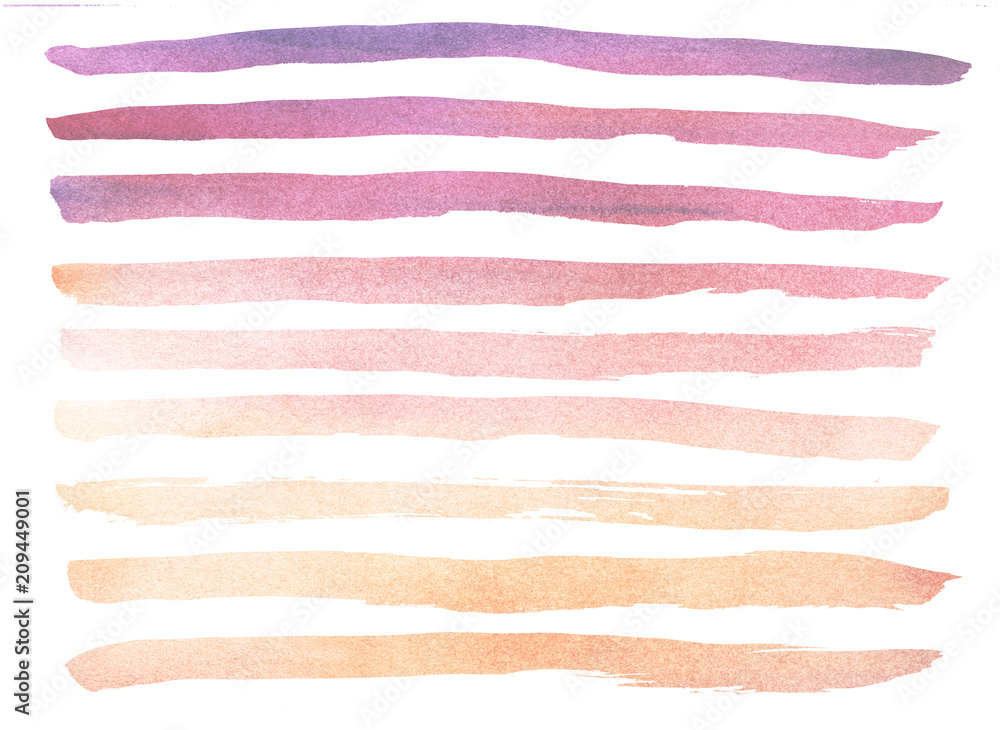 Striped background in pastel pink and lilac colors. Hand painted Watercolor filling with superimposed hand drawn mask of strips. Striped background in pastel pink and lilac colors. Hand painted Watercolor filling with superimposed hand drawn mask of strips.