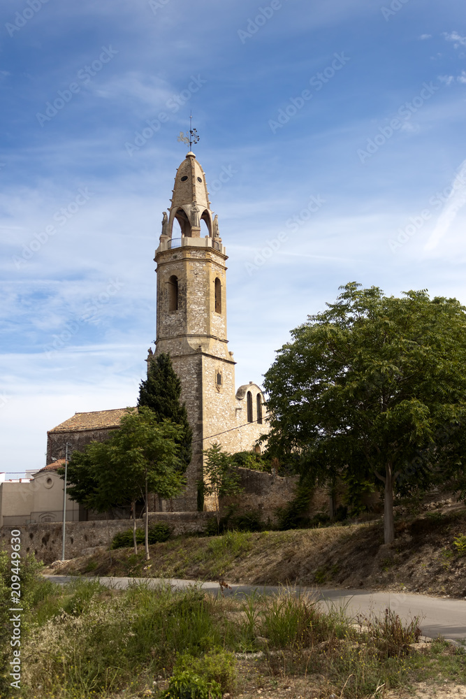 Church of Saint Jaume. Creixell, Tarragona, Spain.