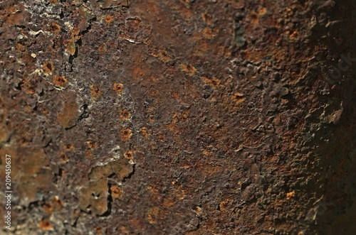 Surface of rusty metal.
