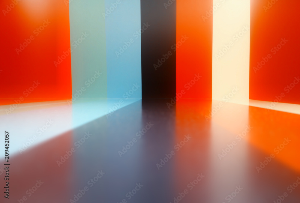 Fototapeta premium Retro vintage abstract lines bokeh background