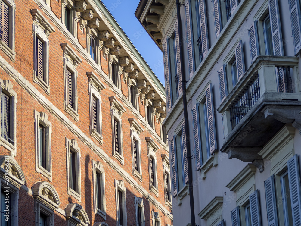 Historic residential building in Milan