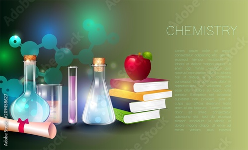 Education and science concept illustration.