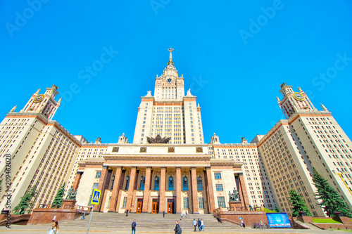 The Main building of Moscow State University.