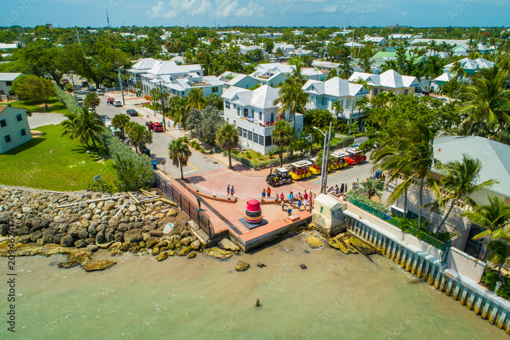 Aerial image Southnermost Point Key West Florida USA Aerial image Southnermost Point Key West Florida USA